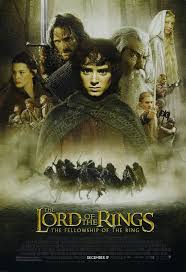 Image shows movie poster of The Lord of the Rings: The Fellowship of the Ring